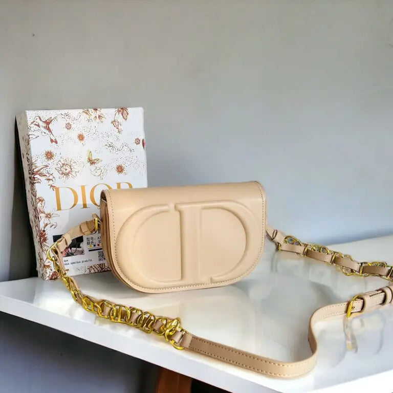 Christian Dior CD Apricot Sling Bag