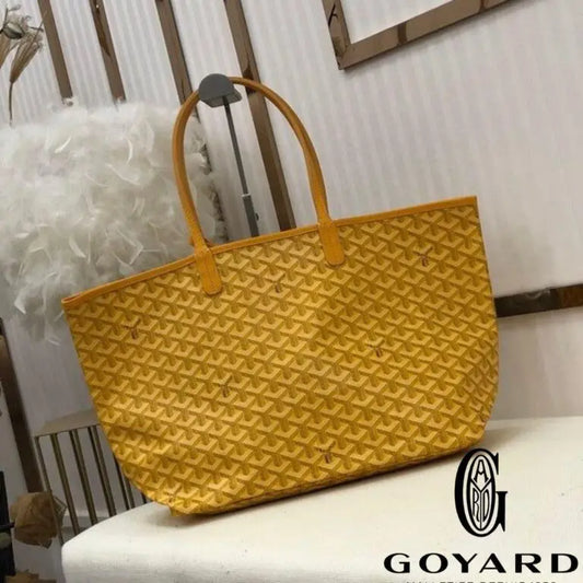 Goyard Yellow Neverfull Tote