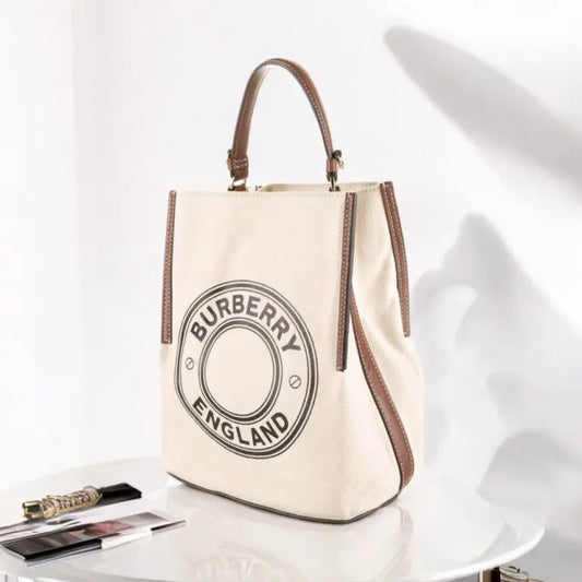 Burberry Canvas Bucket Bag