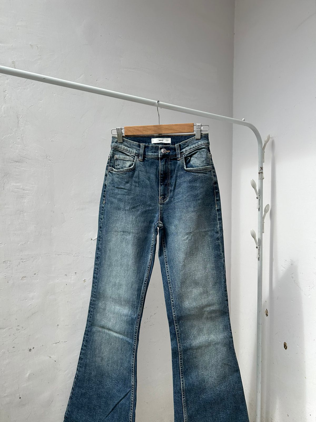 High-Rise Bootcut Jeans