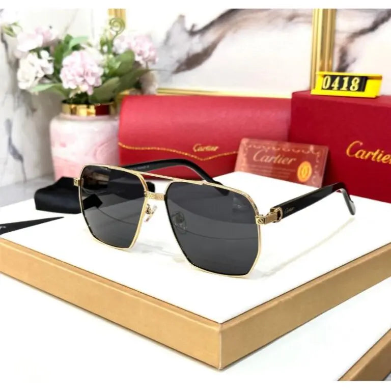 Combo of Bur Cartier Black  premium sunglass