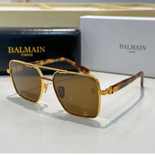 Balmain Brown vs Buberry Rectangular prenium sunglasses