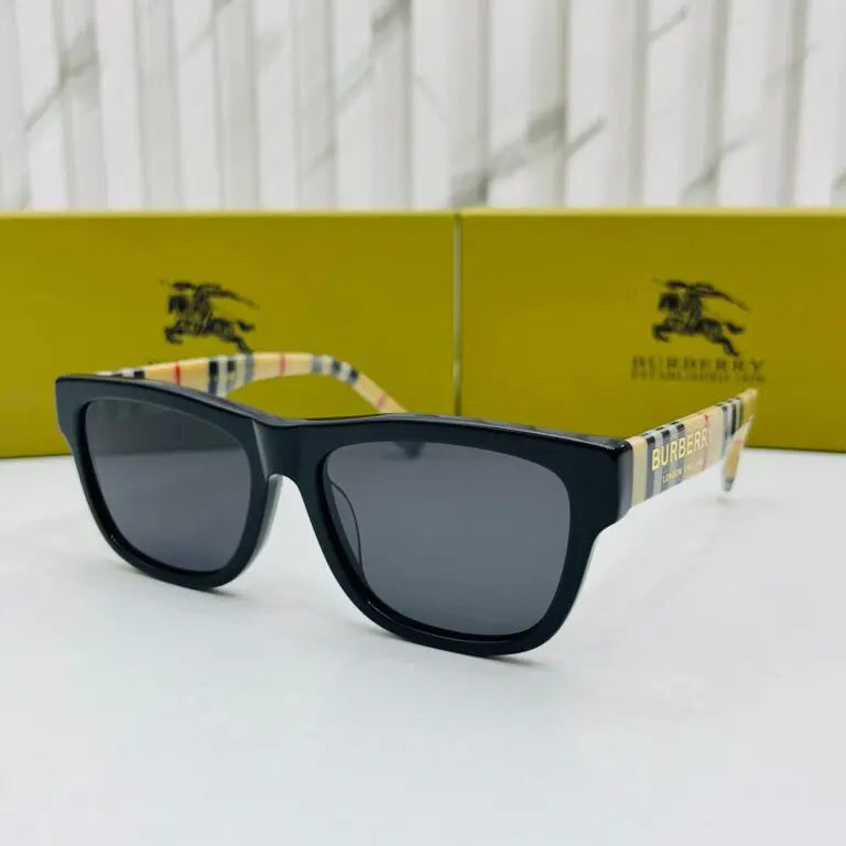 Balmain Brown vs Buberry Rectangular prenium sunglasses