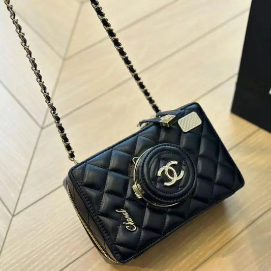 Chanel 24S Black Camera Bag