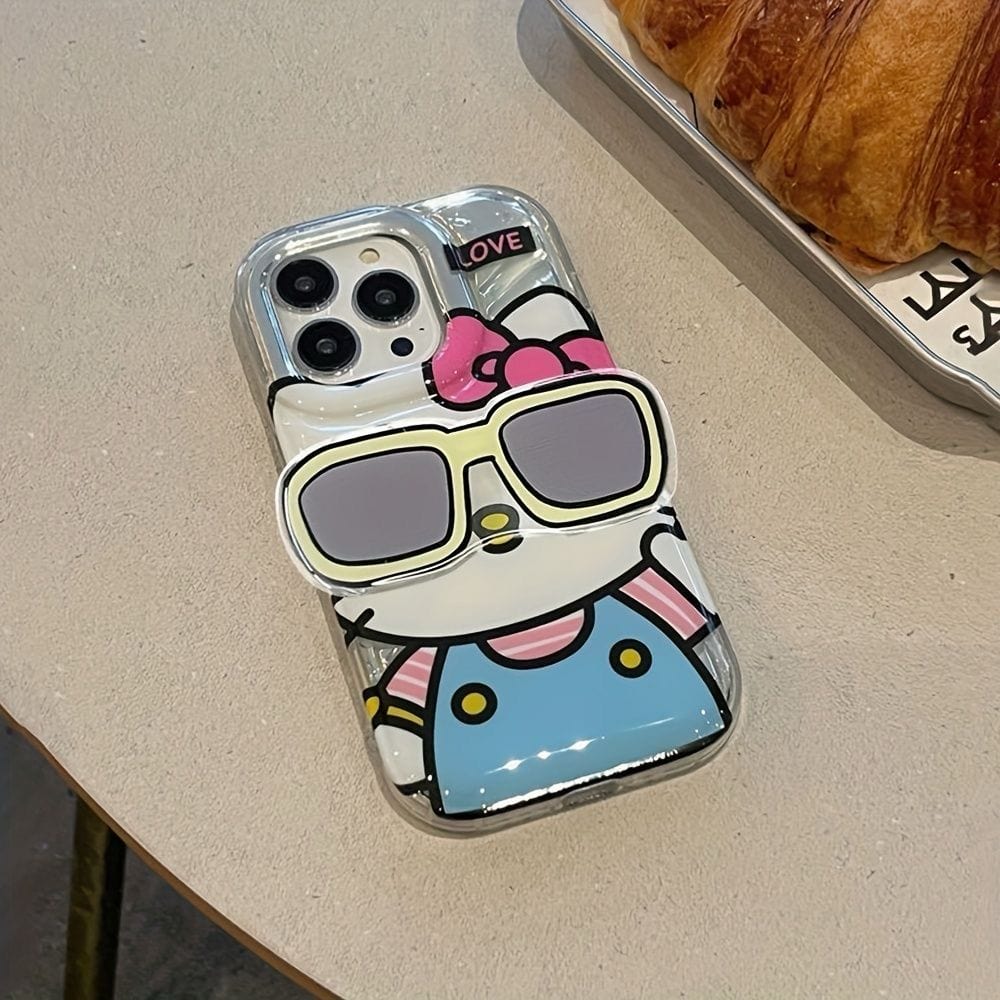 Cute Kitty glasses holder case