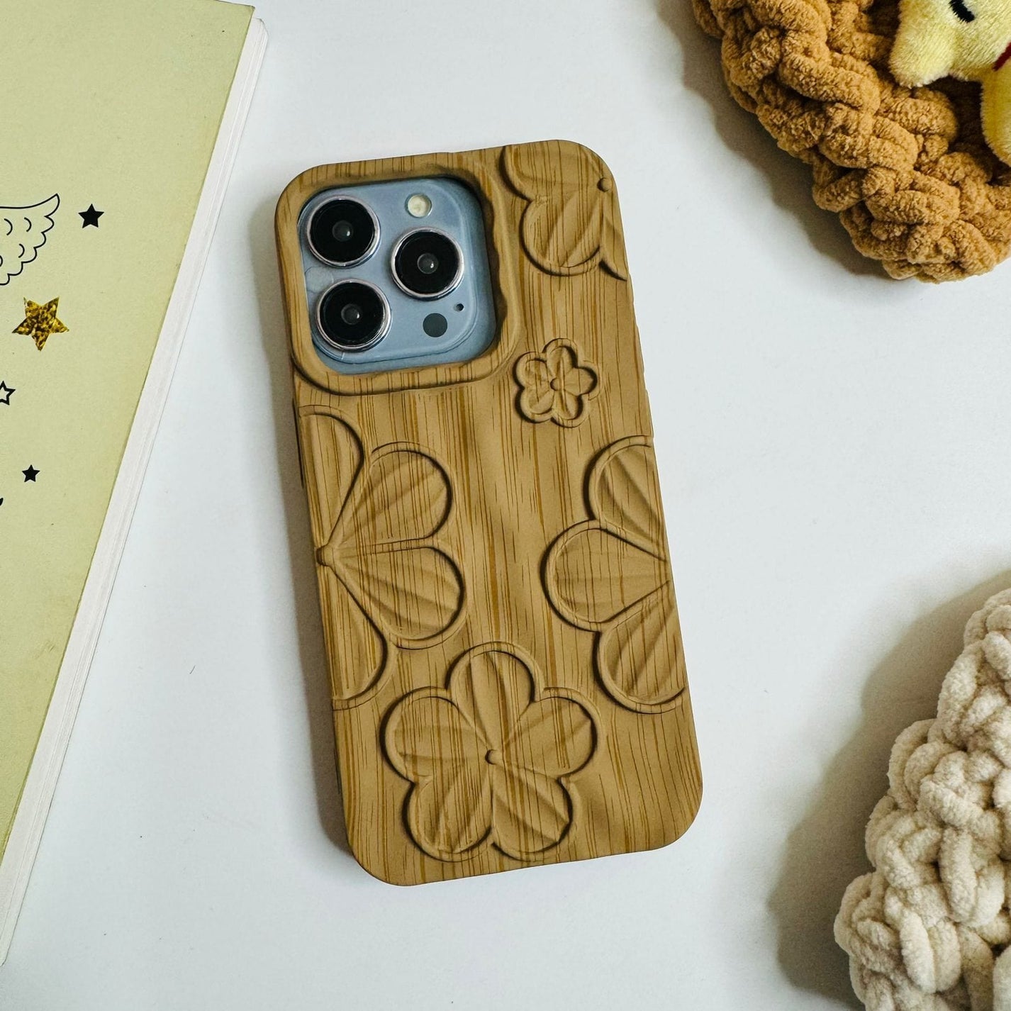 Wooden Floral Case