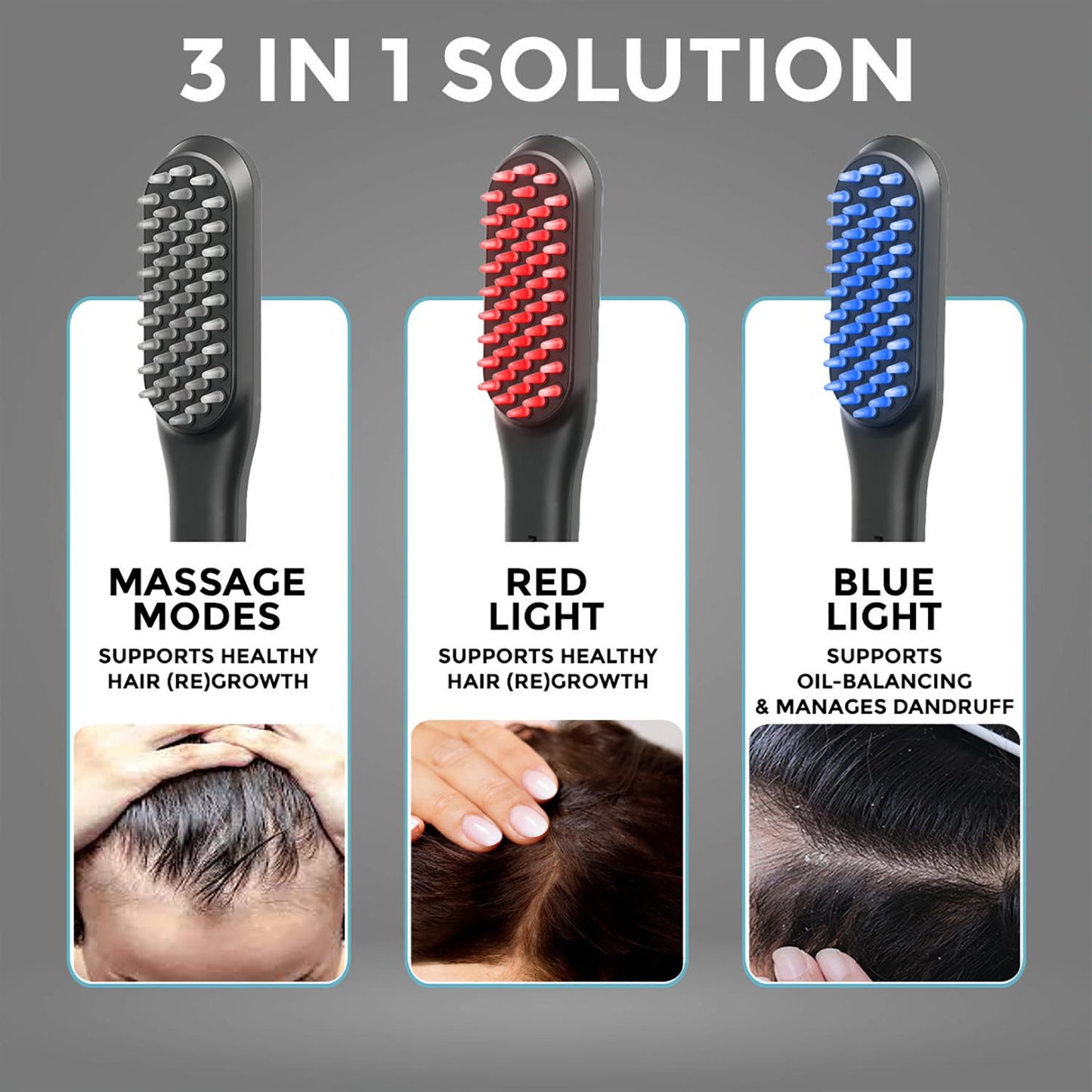 LED Hair Growth Therapy Comb