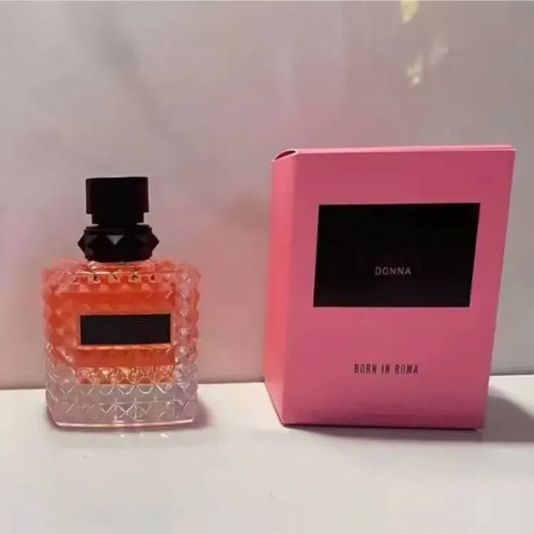 Born in Intense Coral Fantasy Pink Roma Donna Uomo Fragrance Perfume 100ml