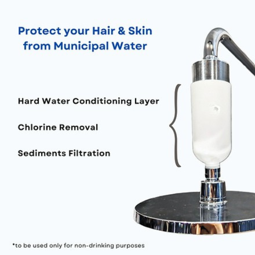 Tap & Shower Filter For Municipal Water