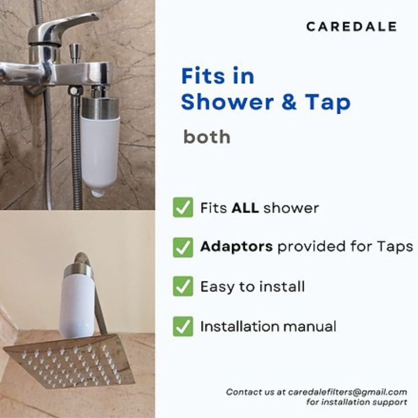 Tap & Shower Filter For Municipal Water