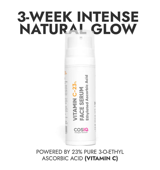 Glowing Skin with Vitamin C-23% Serum : Advanced Molecular Skincare Technology 60ml