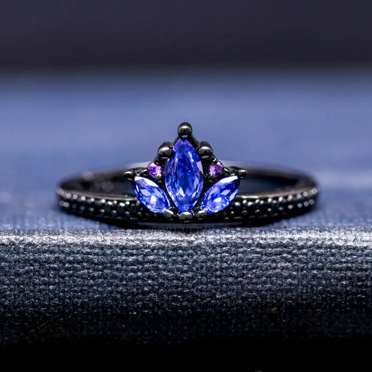 Mystic Blue Lotus Ring