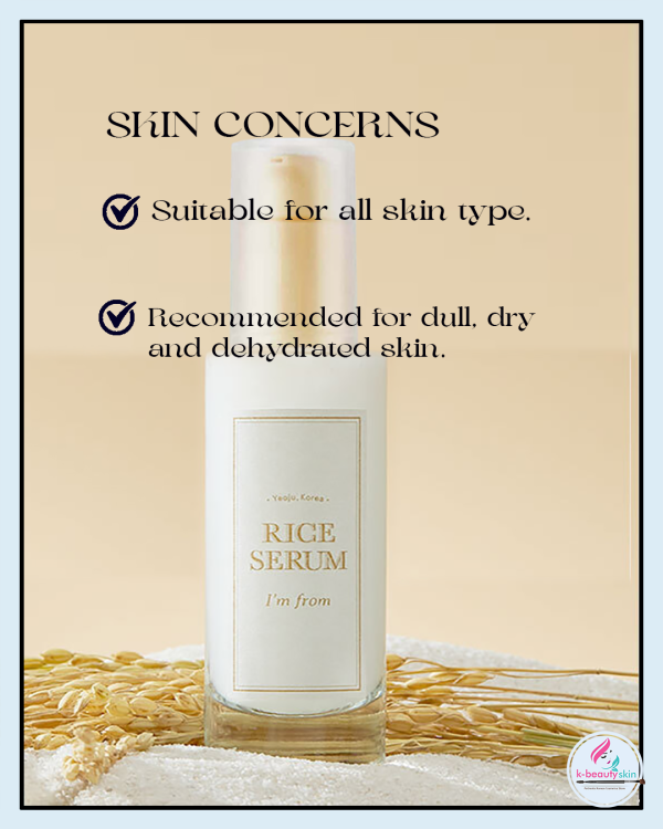 I’m from Rice Serum 30ml, Improve Skin Elasticity