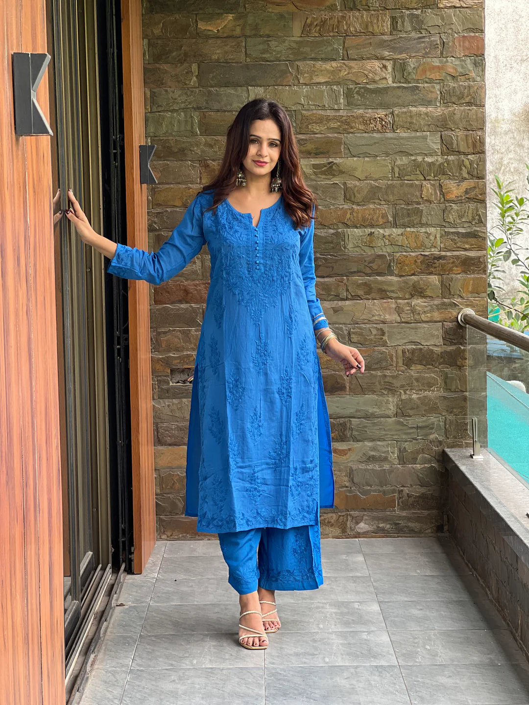 Fenil Umrigar In Modal Cotton Co-ord Kurta Set