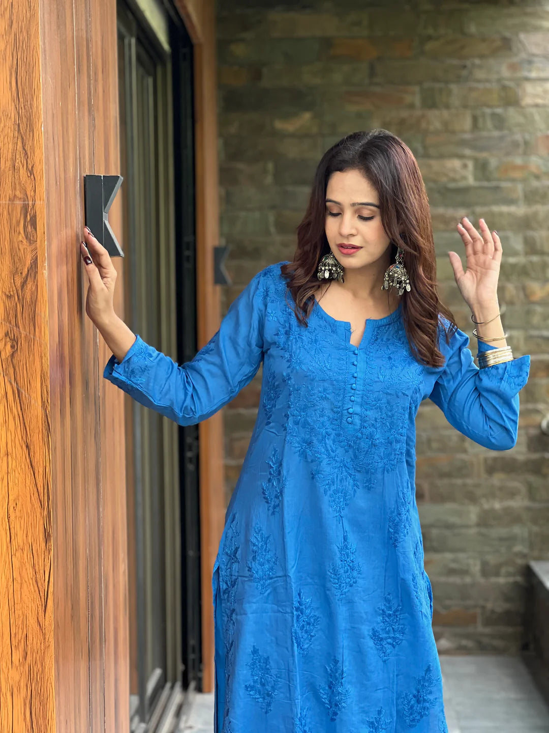 Fenil Umrigar In Modal Cotton Co-ord Kurta Set