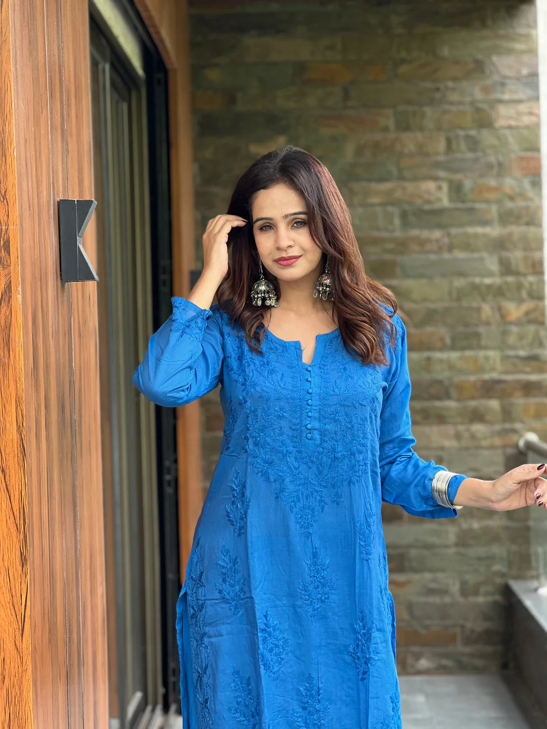 Fenil Umrigar In Modal Cotton Co-ord Kurta Set