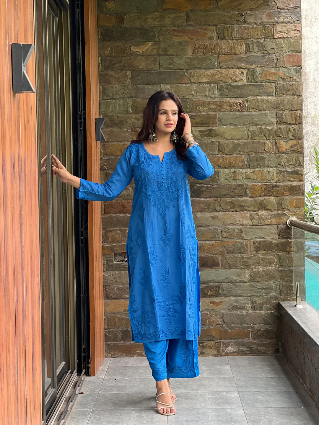 Fenil Umrigar In Modal Cotton Co-ord Kurta Set