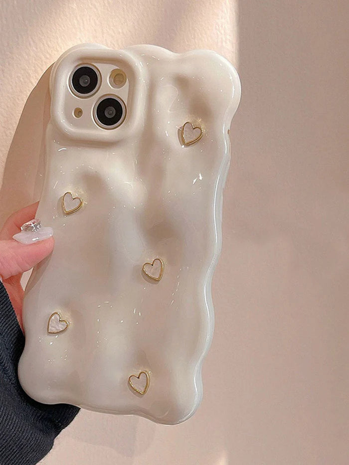 3D Heart Phone Case