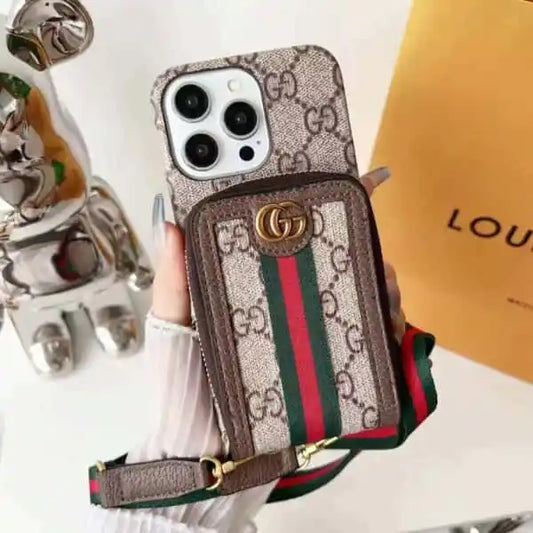 Combo of 2 Elegant GG Wallet Phone Case