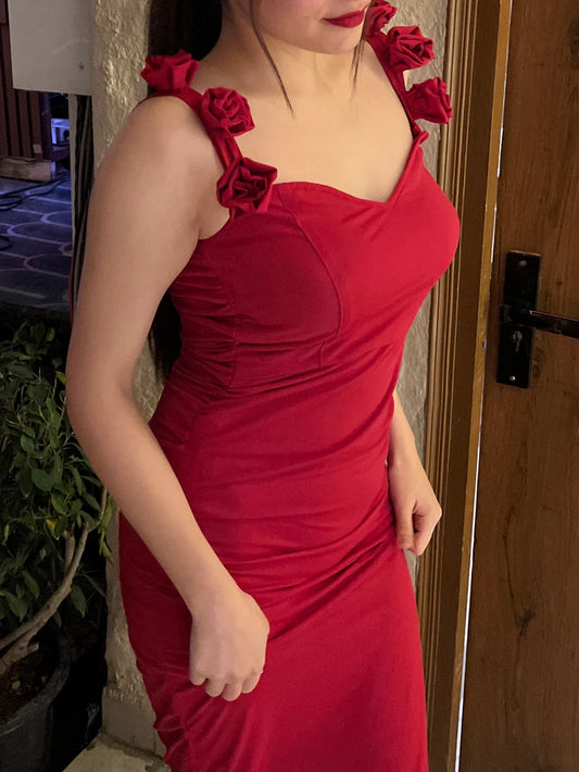 MODERN MUSE RED DRESS