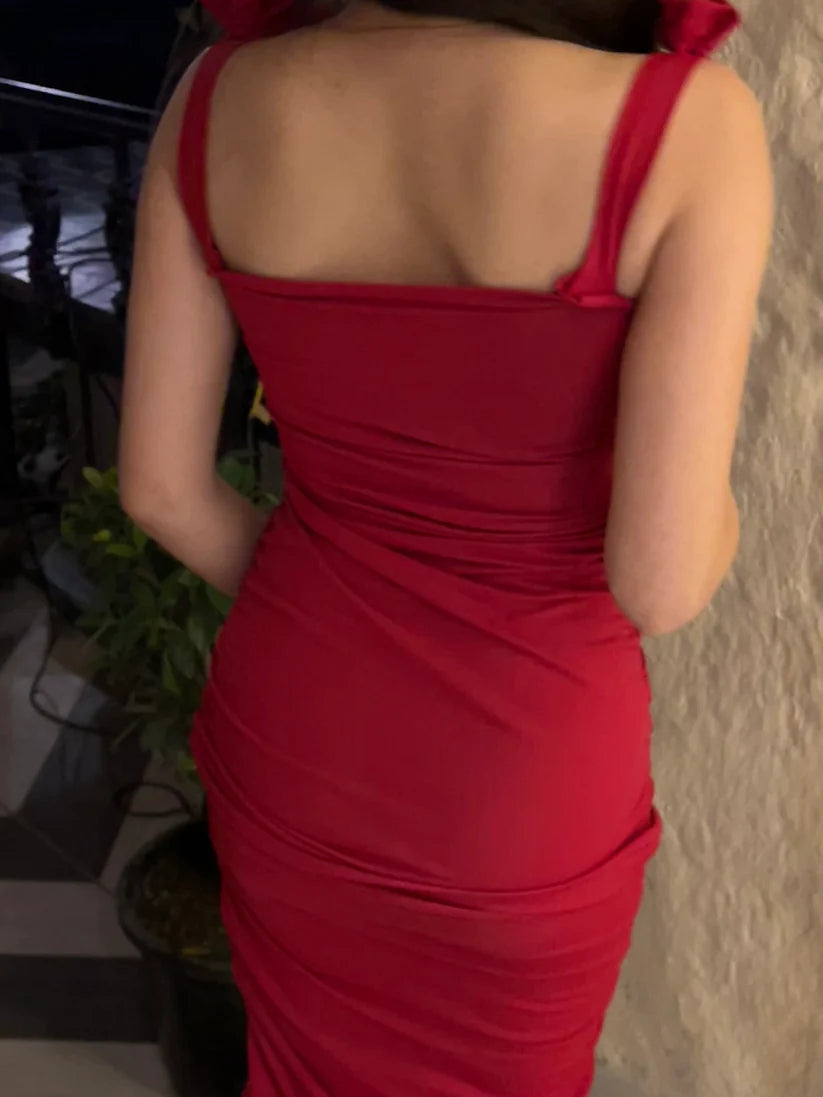 MODERN MUSE RED DRESS