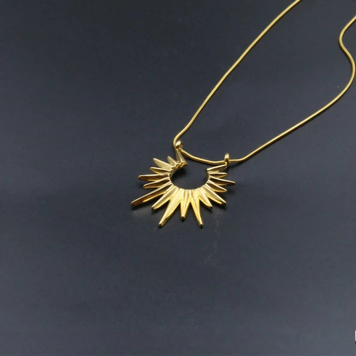 sun necklace