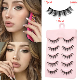 Eyelash Grafting Kit Glue Extension Volume Cluster DIY Eye Makeup Tweezers