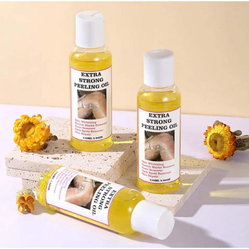 Extra Strong Yellow Peeling Oil for lightening the dark spots of all body parts