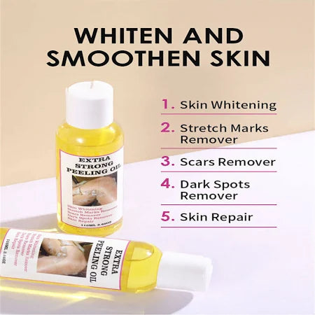 Extra Strong Yellow Peeling Oil for lightening the dark spots of all body parts